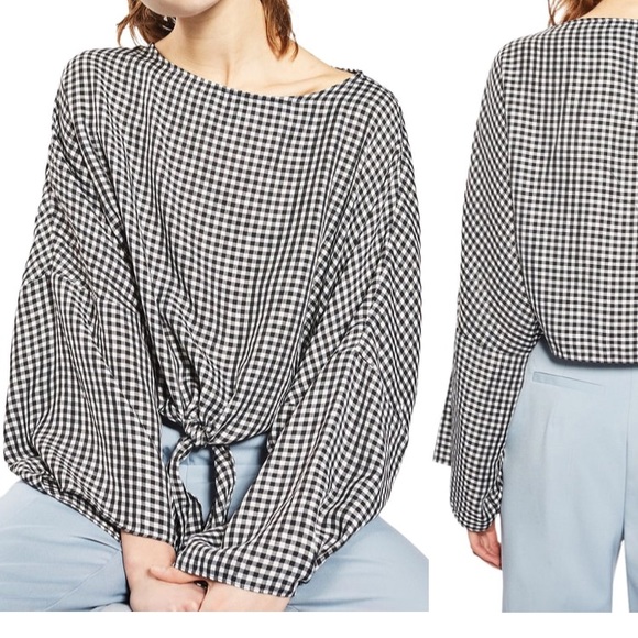 Topshop gingham Top - Picture 4 of 6